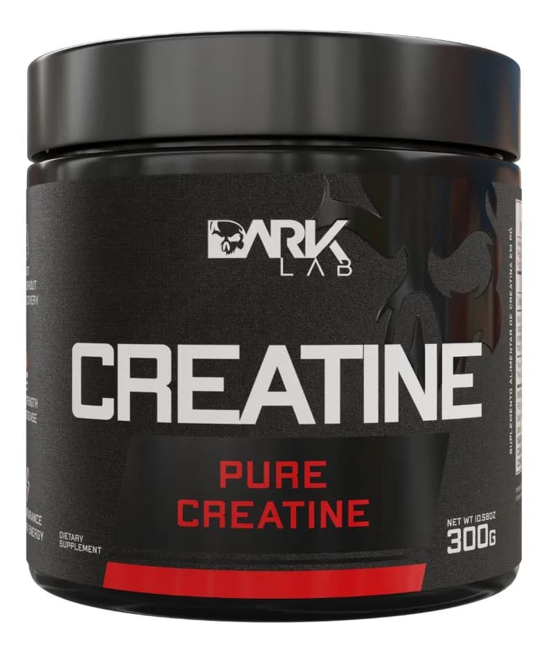 Creatina Monohidratada em Pote 300g 100% Pura Dark Lab